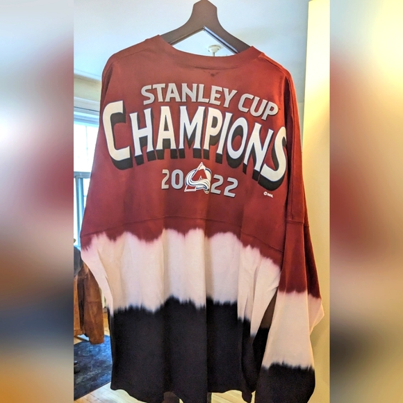 Colorado Avalanche 2022 Stanley Cup Champions XL long sleeve t shirt tie dye - Picture 2 of 3